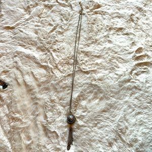 Lucky Brand long tassel necklace